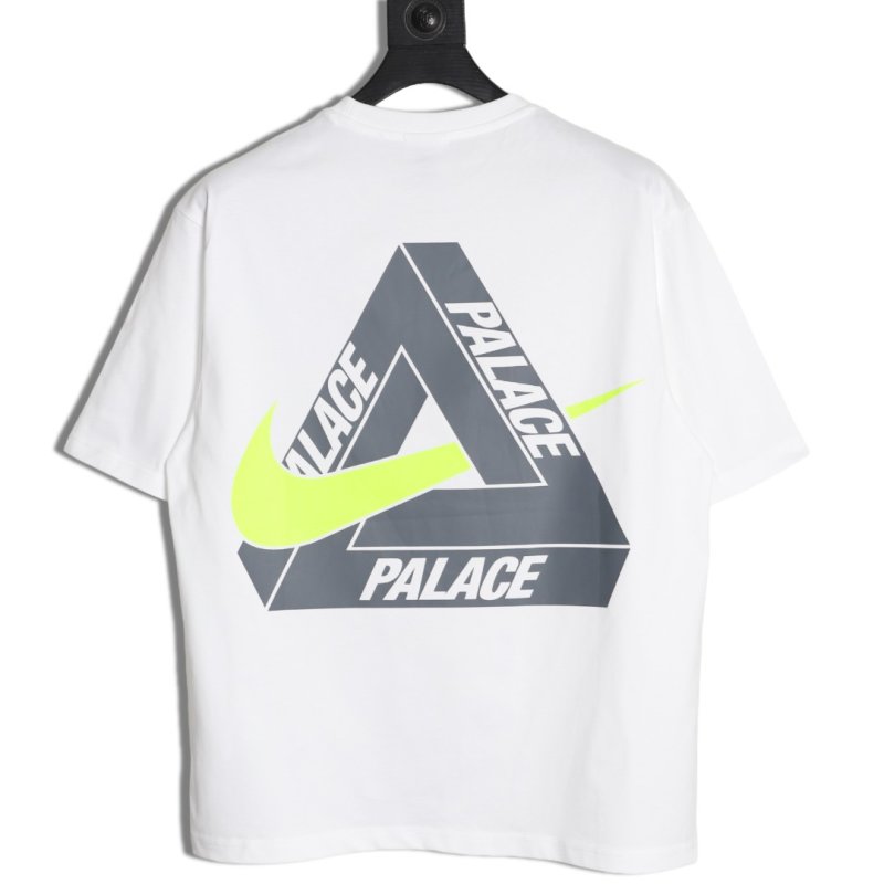 Nike x Palace White T-Shirt with Triangle Logo view