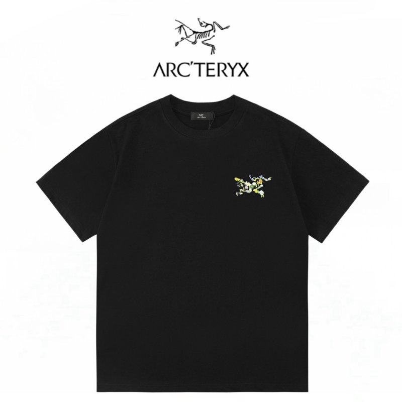 Black Floral Graphic Short Sleeve T-Shirt view