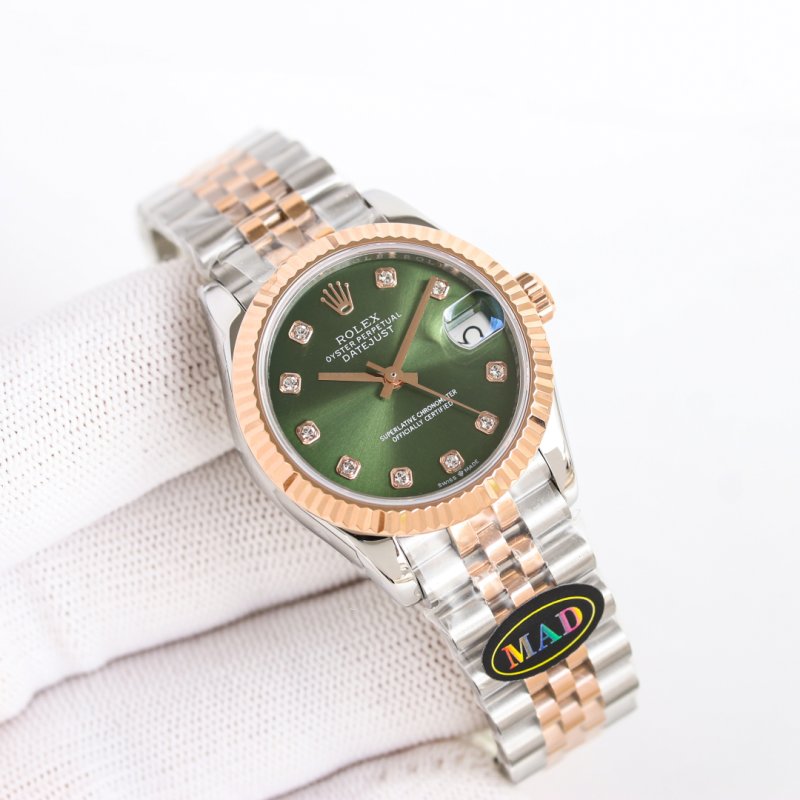 Rolex Datejust 31mm Two-Tone Diamond Bezel Watch view