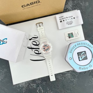 Casio Baby-G BA-110 White Rose Gold Digital Watch 42mm view 4