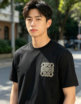 Loewe Anagram Logo Black T-Shirt view 4