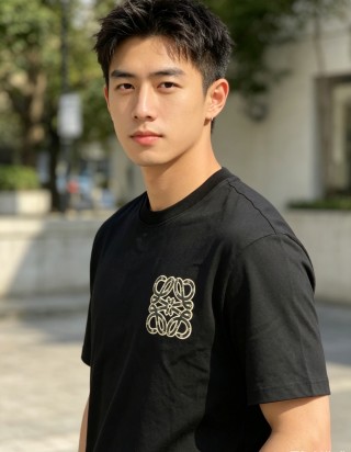 Loewe Anagram Logo Black T-Shirt view 5