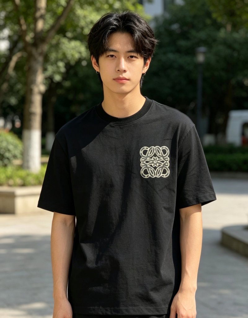Loewe Anagram Logo Black T-Shirt view