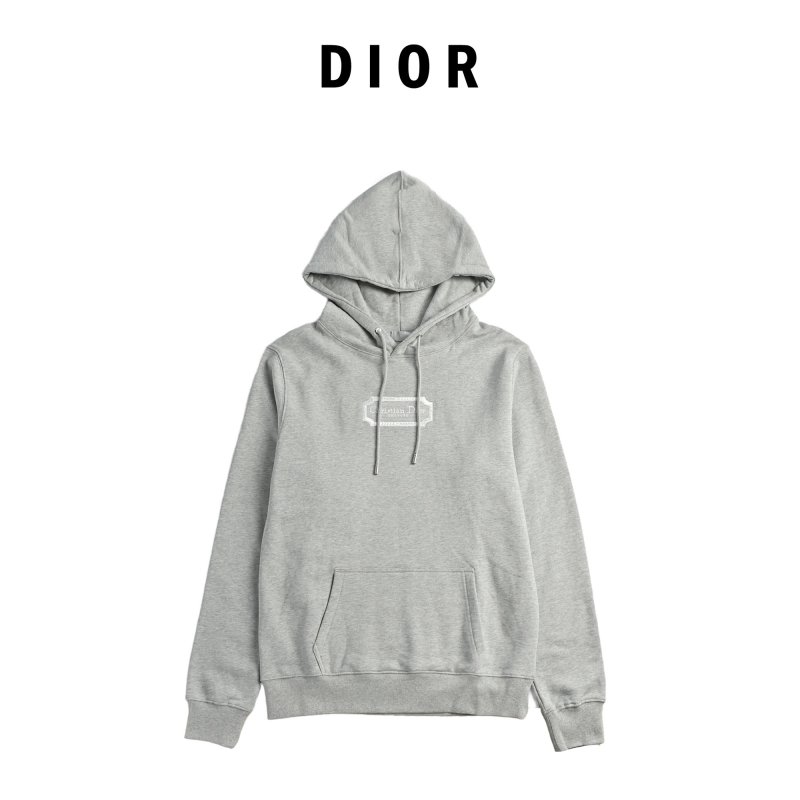 Gray Box Logo Hoodie view