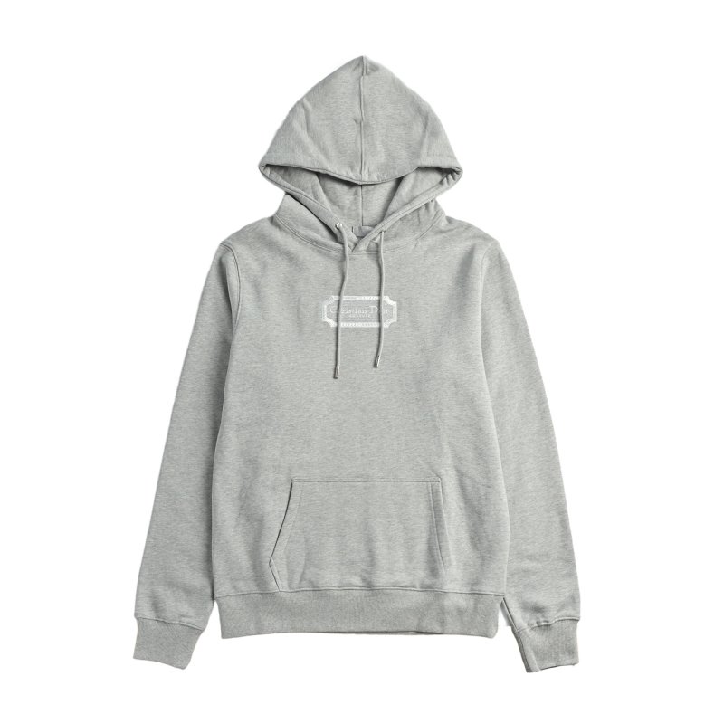 Gray Box Logo Hoodie view