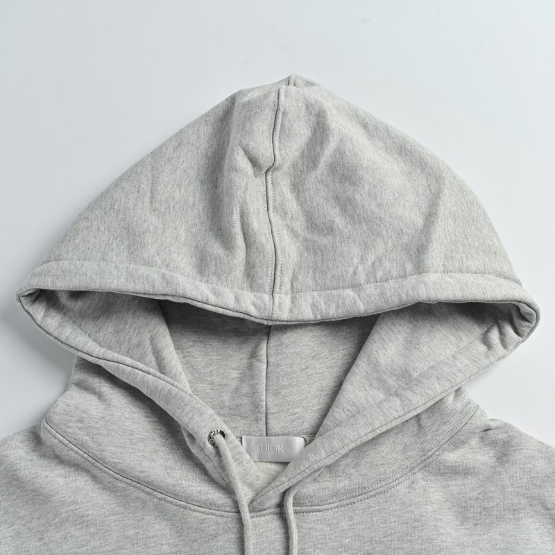 Gray Box Logo Hoodie view