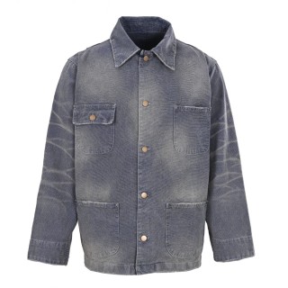 Prada Distressed Workwear Jacket Grey view 1