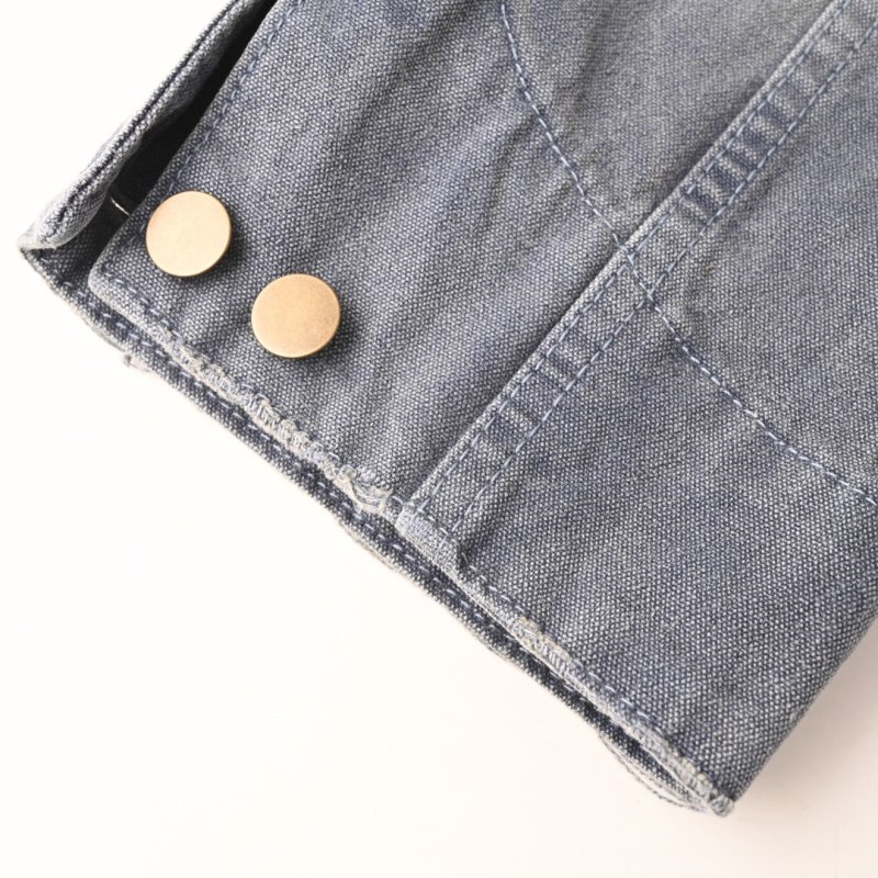 Oversized Denim Jacket Light Blue Wash view