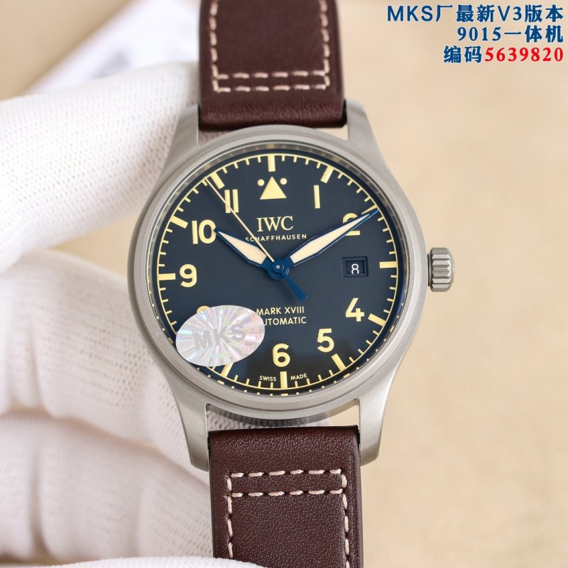 IWC Mark XVIII Titanium Automatic Watch – Black Dial