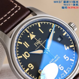 IWC Mark XVIII Titanium Automatic Watch – Black Dial view 3