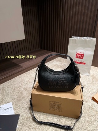 Coach Pillow Tabby Crescent Shoulder Bag - Chalk view 2