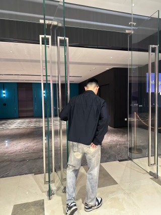 Stone Island Navy Overshirt Jacket view 3