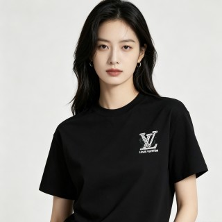 Louis Vuitton LV Logo Black T-Shirt view 2