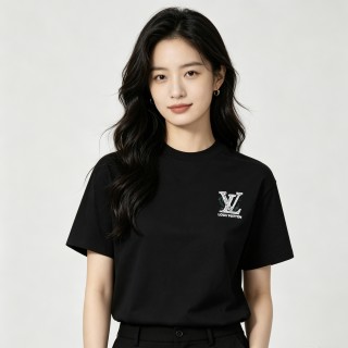 Louis Vuitton LV Logo Black T-Shirt view 3