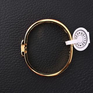 Hermès Enamel Cuff Bracelet Orange view 3