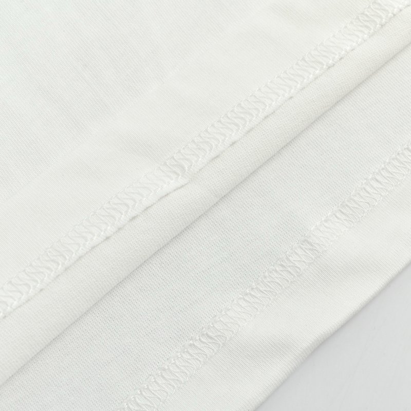Moncler White Logo Newspaper Print T-Shirt view