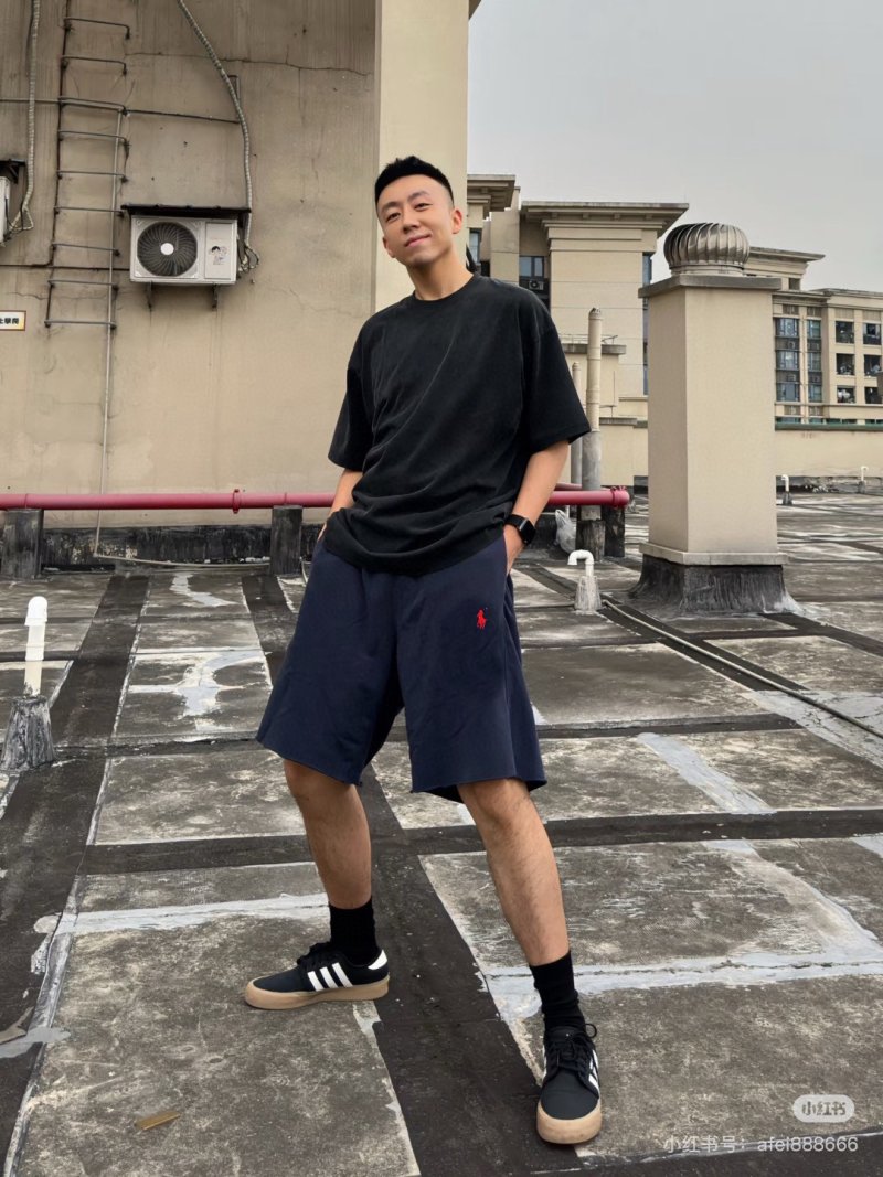Polo Ralph Lauren Navy Shorts with Red Pony