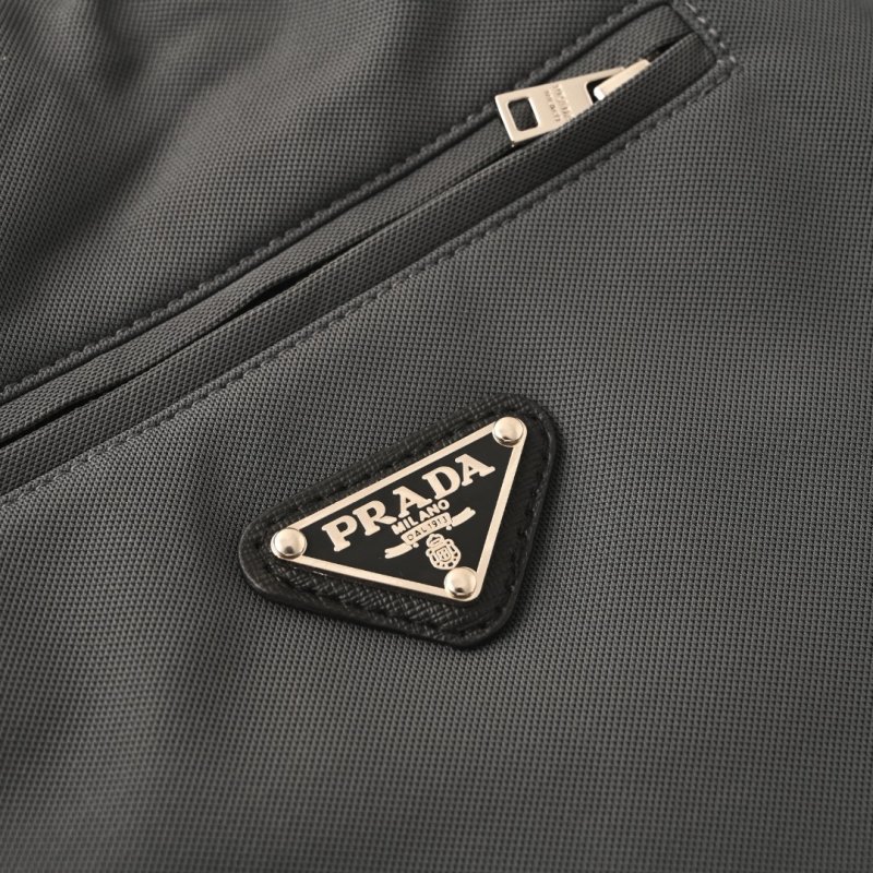 Prada Technical Nylon Trousers Black view