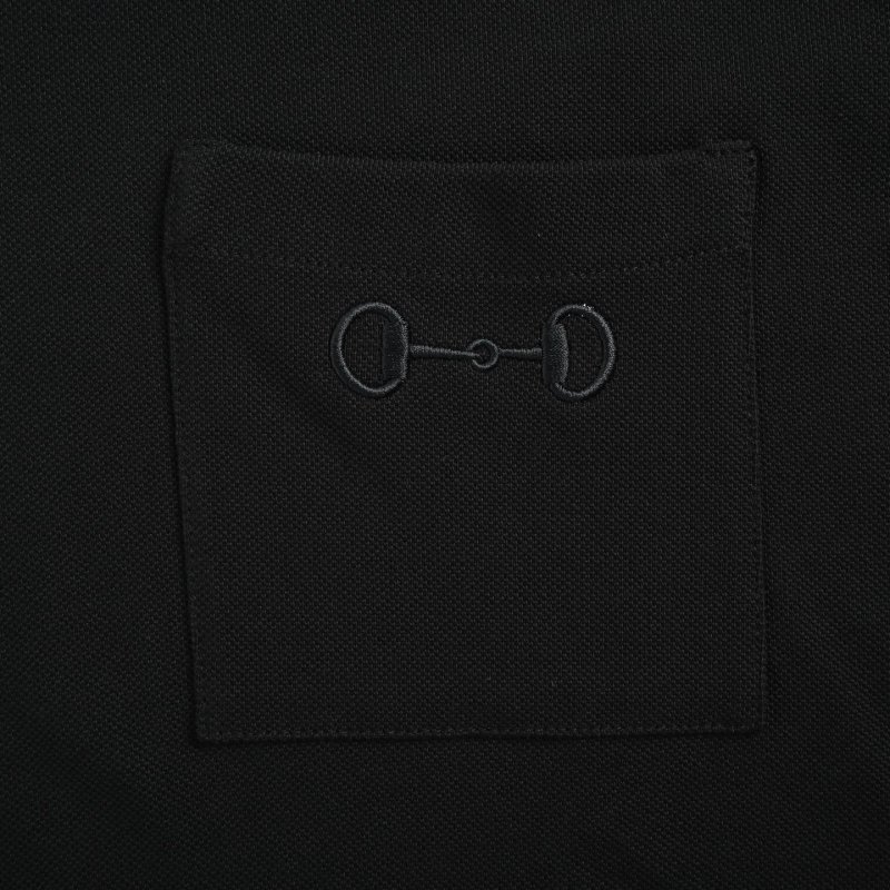 Gucci Embroidered Logo Black T-Shirt view
