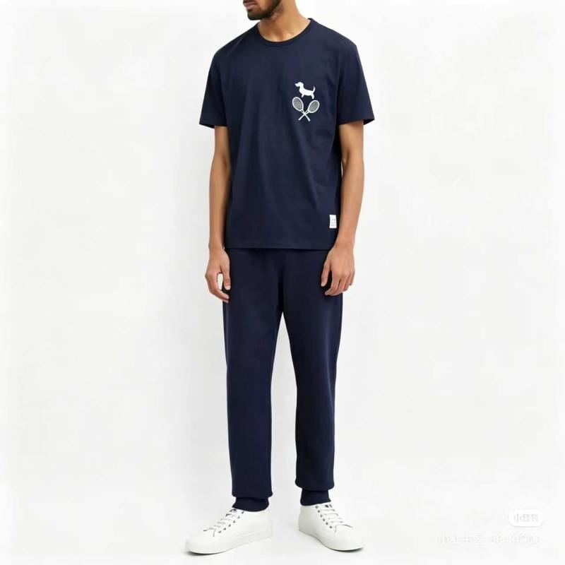 Thom Browne Tennis Puppy Grey T-Shirt view