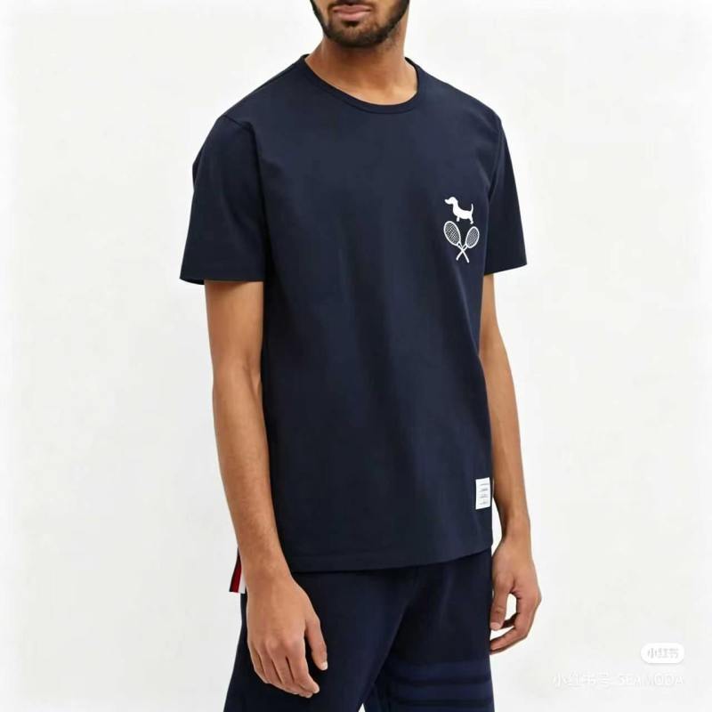 Thom Browne Tennis Puppy Grey T-Shirt view