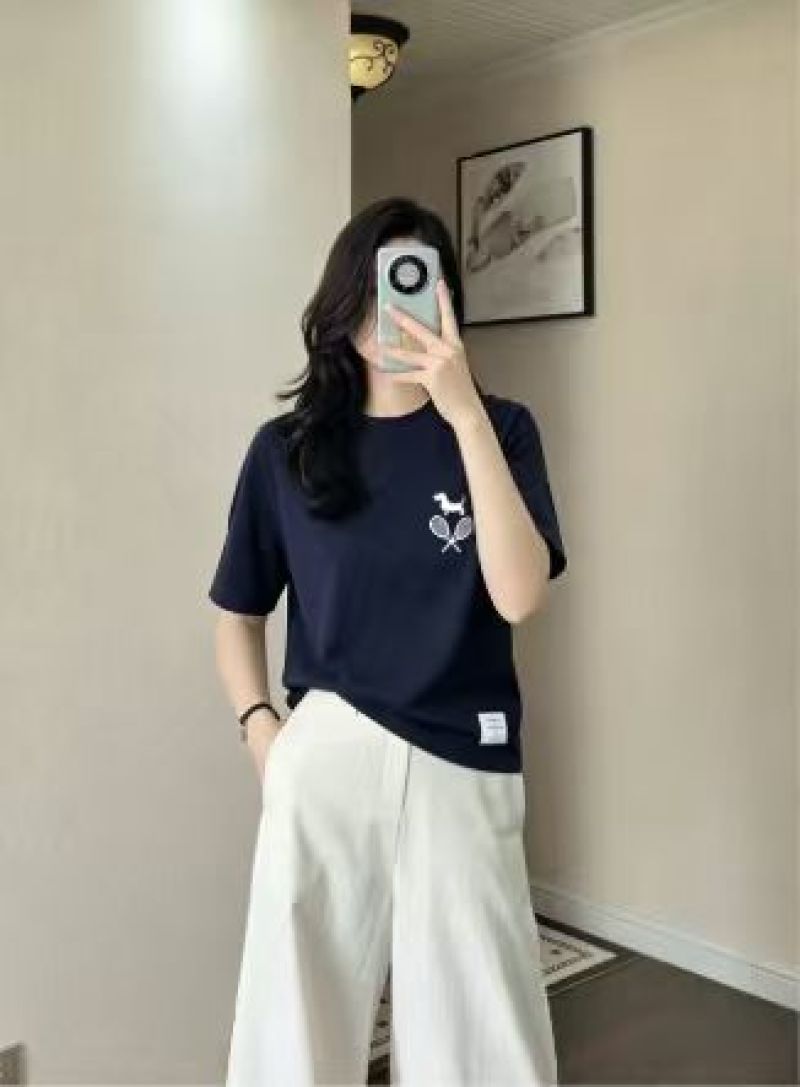 Thom Browne Tennis Puppy Grey T-Shirt view