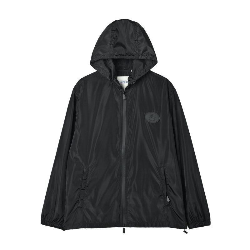 Stone Island Black Nylon Hooded Windbreaker Jacket view