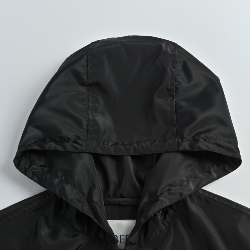 Stone Island Black Nylon Hooded Windbreaker Jacket view