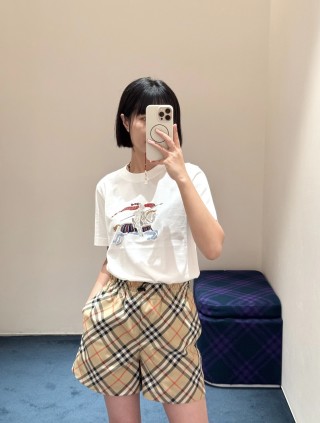 Burberry EKD Embroidered White T-Shirt view 9
