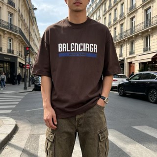 Balenciaga Paris Team Brown T-Shirt view 9