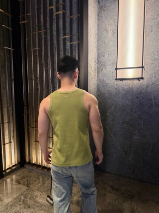 Olive Green Sleeveless Tank Top view 9