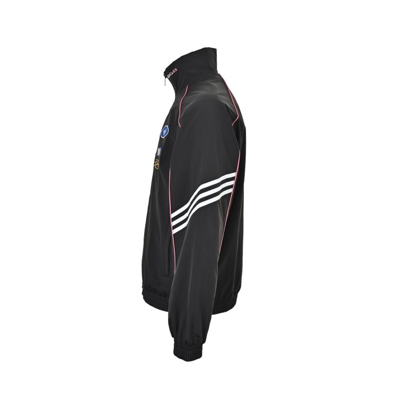 Adidas Black Multi-Logo Track Jacket view
