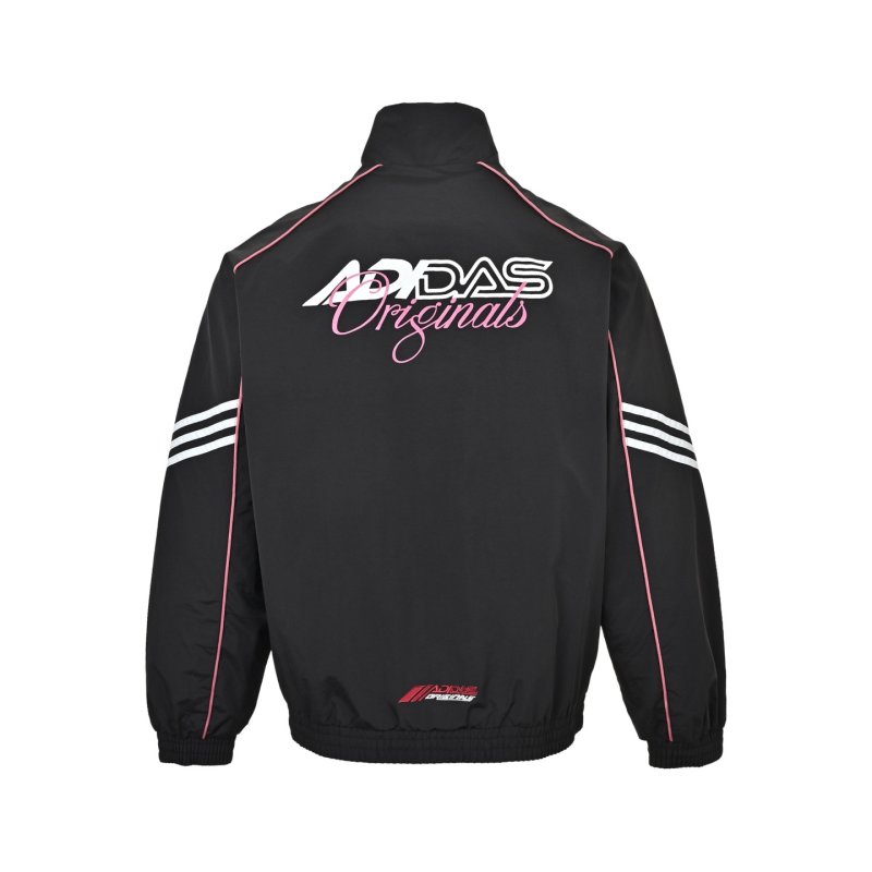 Adidas Black Multi-Logo Track Jacket view