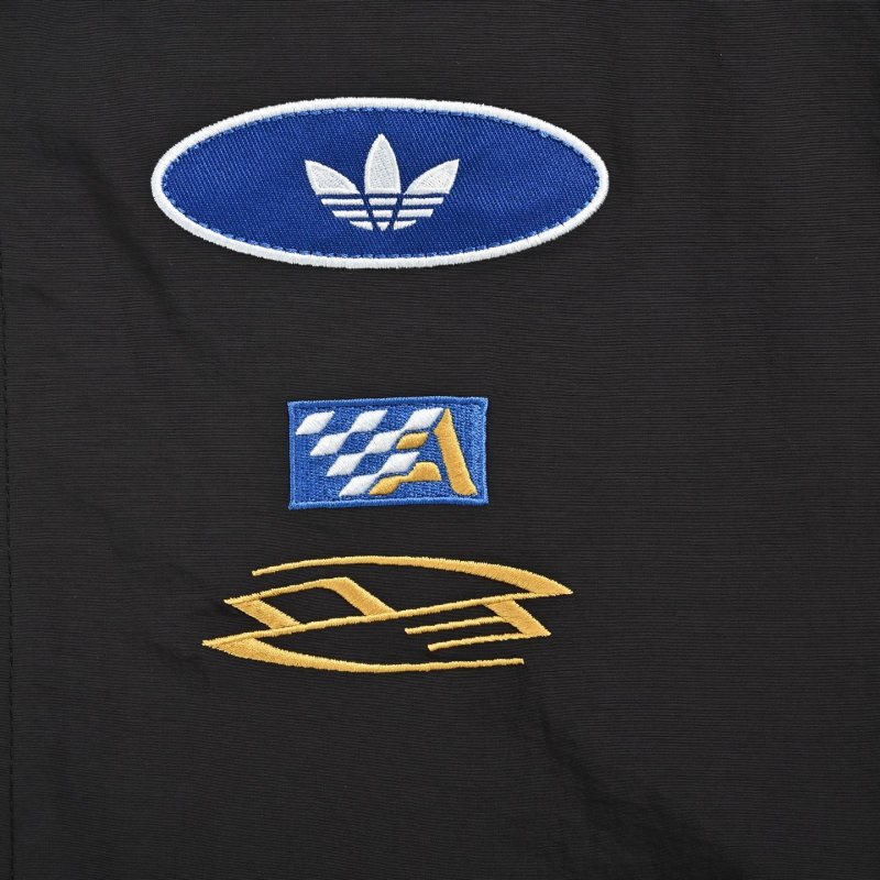 Adidas Black Multi-Logo Track Jacket view
