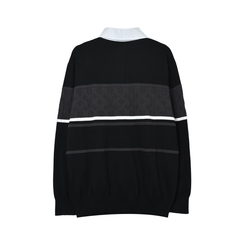 Black & White Varsity Cardigan Jacket view