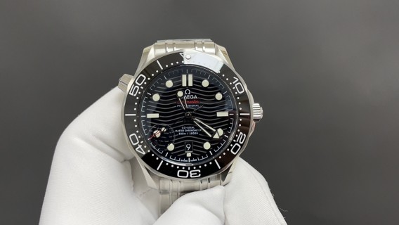 Omega Seamaster 300 Black Dial 42mm Co-Axial Watch video