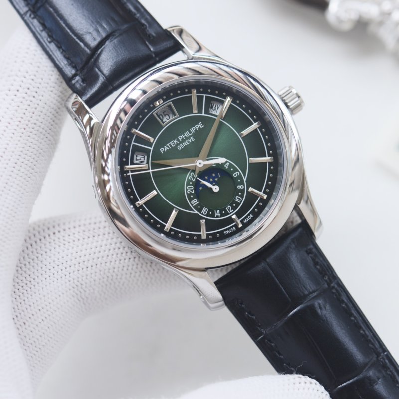 Patek Philippe Annual Calendar 41mm Green Dial Automatic Watch