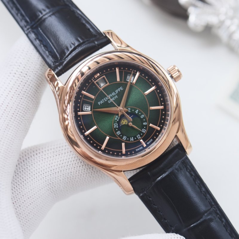 Patek Philippe Annual Calendar 41mm Green Dial Automatic Watch view