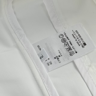 Thom Browne White Nylon Four-Bar Stripe Shirt Jacket view 6