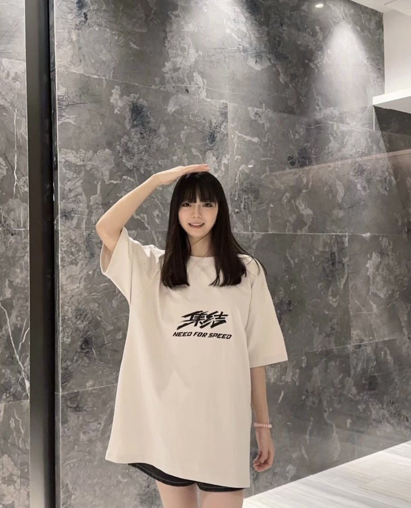 White Oversized Graphic T-Shirt Dress view