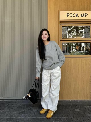 Polo Grey Crewneck Sweatshirt view 7