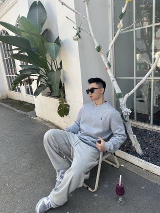 Polo Grey Crewneck Sweatshirt view 8