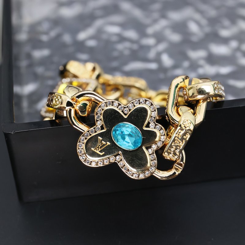 Louis Vuitton Paradise Stone Gold Bracelet with Cubic Zirconia view