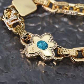 Louis Vuitton Paradise Stone Gold Bracelet with Cubic Zirconia view 6