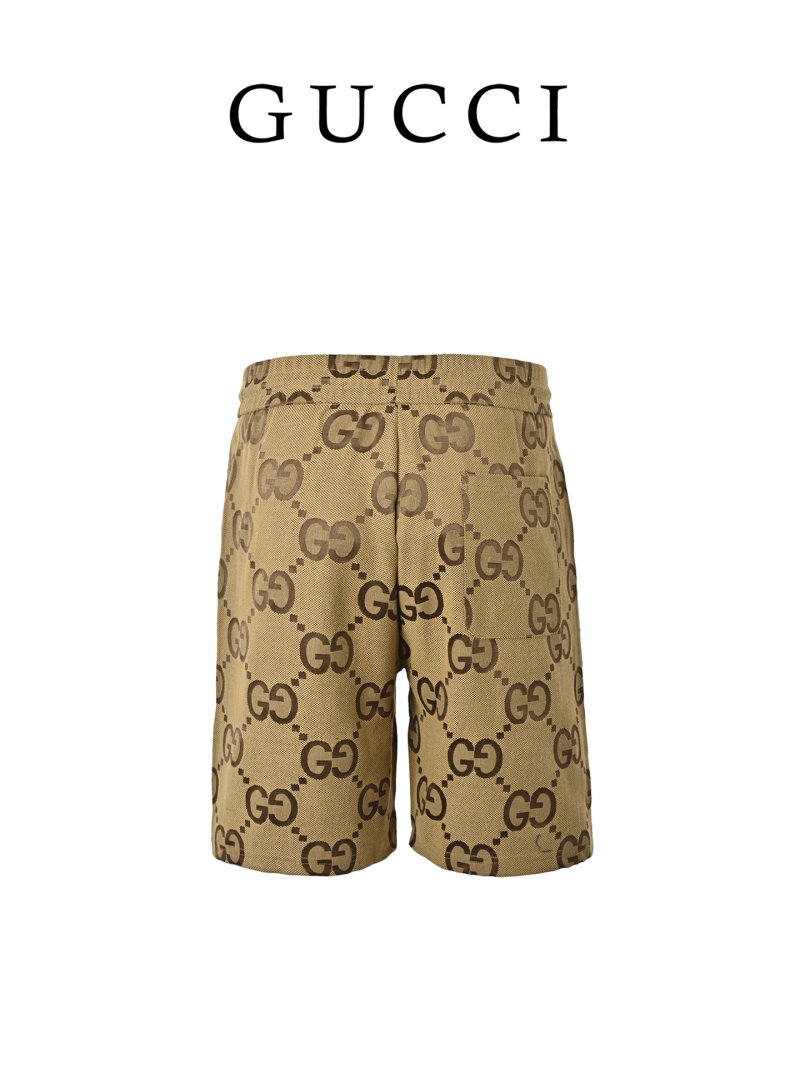 Gucci GG Monogram Beige Shorts view