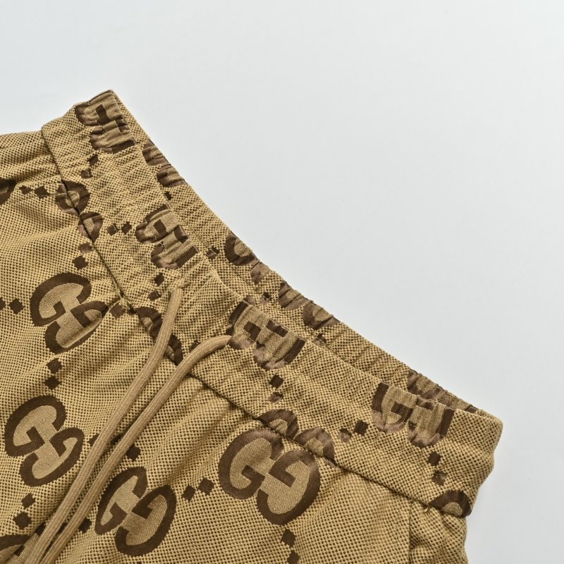 Gucci GG Monogram Beige Shorts view