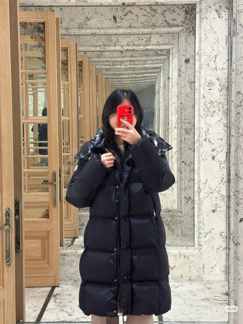 Black Puffer Down Jacket – Oversized Fit