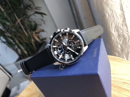 Casio EFR-303 Chronograph Black Dial Steel Watch view 1