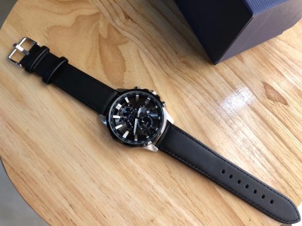 Casio EFR-303 Chronograph Black Dial Steel Watch view 3