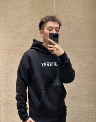 Burberry Black Logo Hoodie view 8